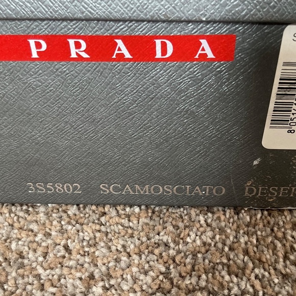 Prada Leather Bow Cork Wedge Sandals-Black-Size 8-Sharp - Picture 5 of 8